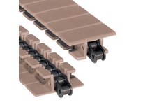 Rexnord 81438301 LF863 K1.5 TableTop chain, 1.5-inch wide, low-friction acetal material, 0.50-inch pitch. Designed for smooth, quiet conveying in pack