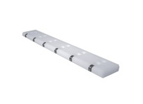 Rexnord 905-656511 dynamic noseover bar for 8500 series MatTop conveyor chain, 15-inch width. Provides smooth transition at conveyor nose sections, re