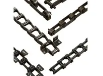 Rexnord ER856*300 engineering chain with 1.5 in pitch, steel construction, and pin/pin attachment. Designed for heavy-duty conveying applications requ