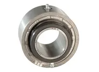Rexnord Rex KMC2200 cartridge block mounted spherical roller bearing, 2000 series normal duty, 2 in (50.8 mm) bore, cast iron housing, light contact lip seal,