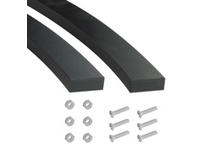 Rexnord N24B3 wear strip kit for 90-degree conveyor turns, providing a low-friction surface for MatTop modular plastic chains. Constructed from durabl