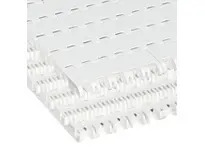 Rexnord WLT6085-24PP 6085 series TableTop chain accessory, 24-inch wide, white low-temperature (WLT) material for cold-environment modular plastic con