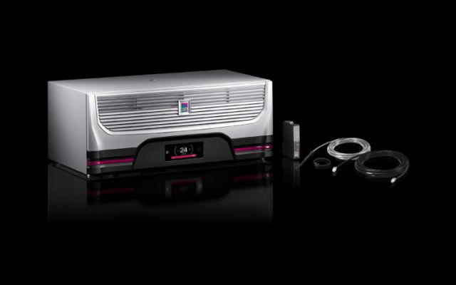 Roof-mounted Blue e+ IT cooling unit