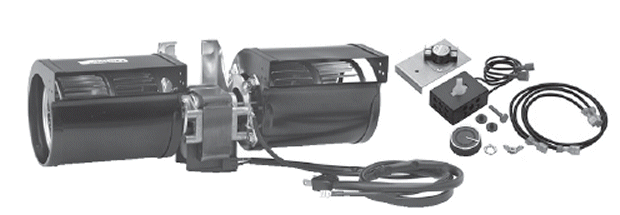 Rotom R7-RB168 | Fireplace Blower for Heat N Glow GFK-160A, 7002-1241, Royal GFK-160