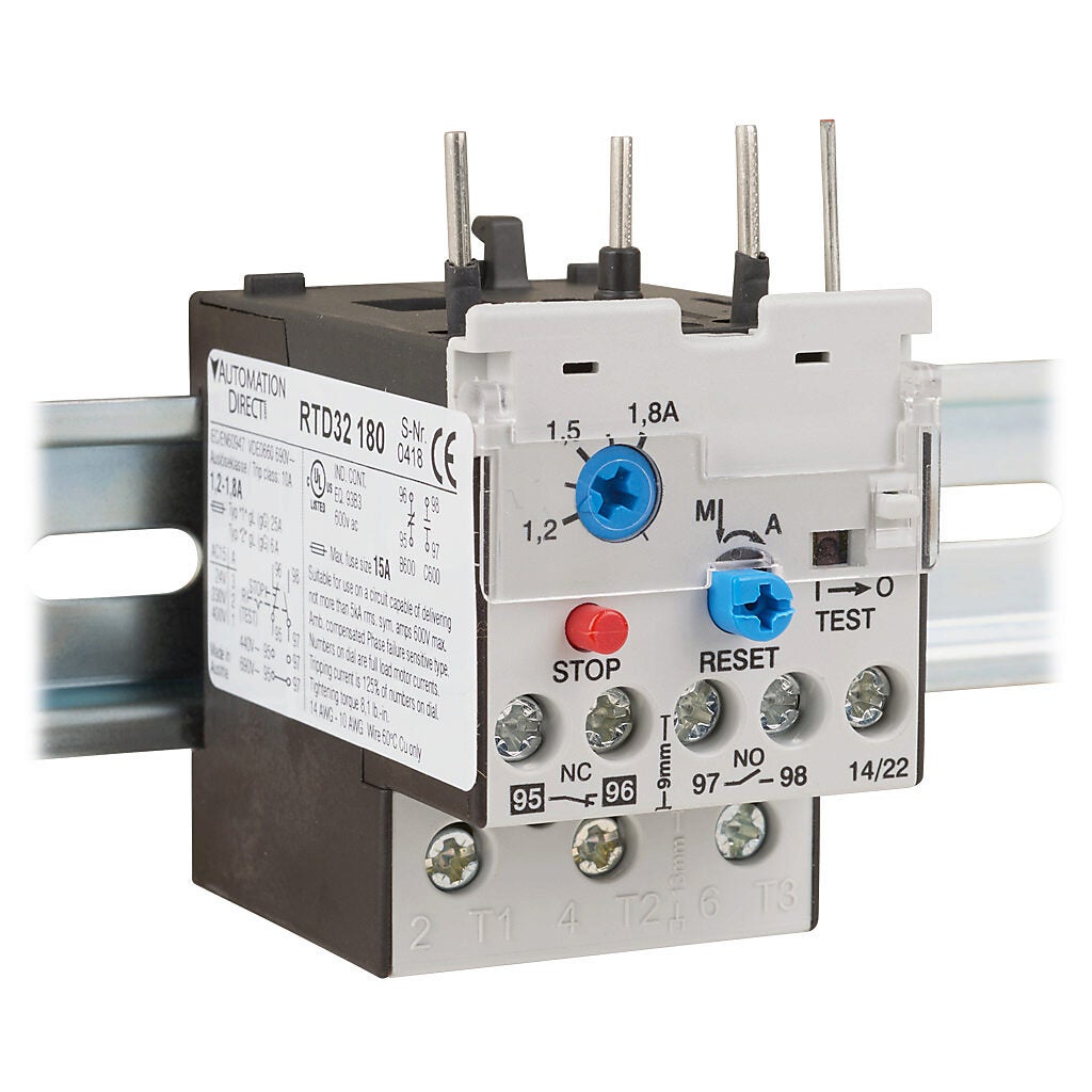 AutomationDirect RTD32 series thermal overload relay - RTD32-180