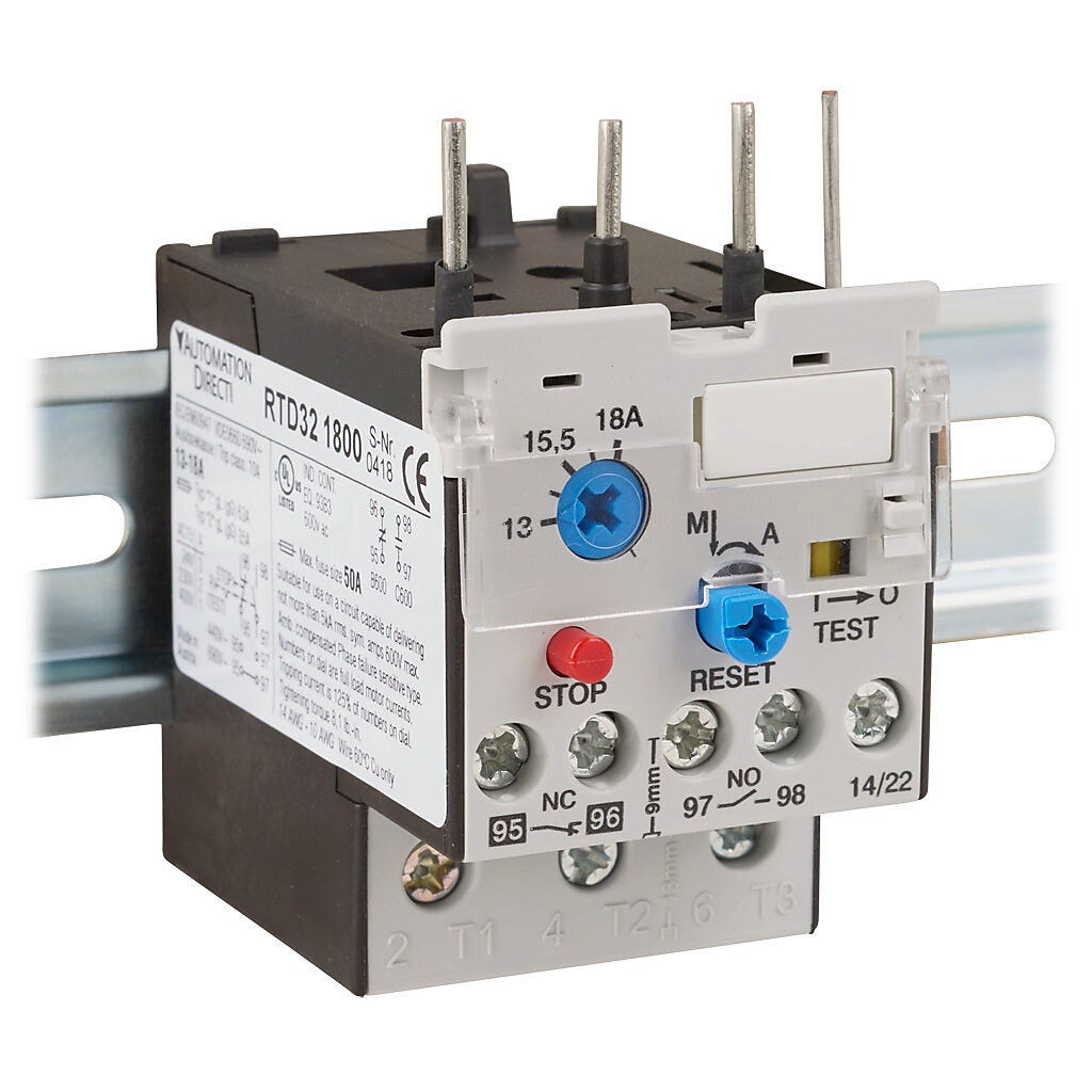 AutomationDirect RTD32 series thermal overload relay - RTD32-1800