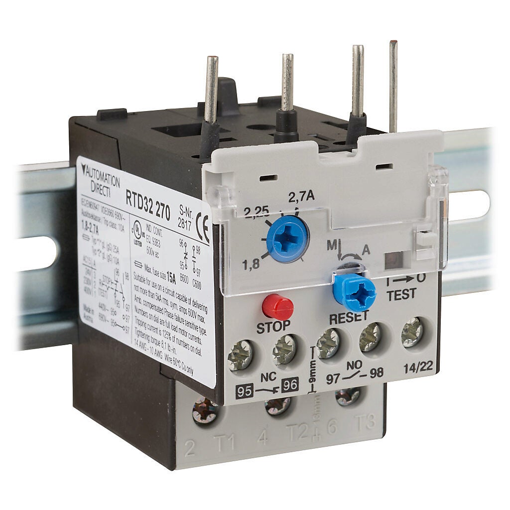 AutomationDirect RTD32 series thermal overload relay - RTD32-270