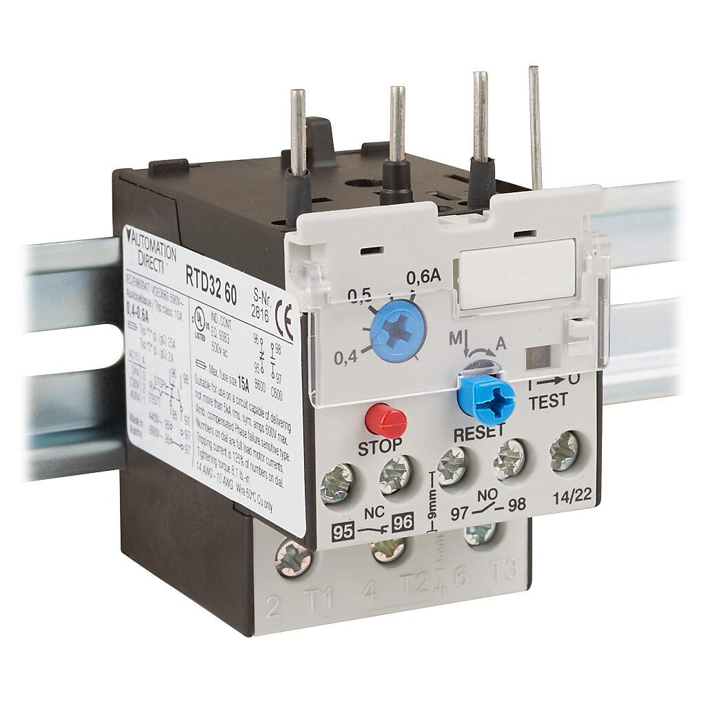 AutomationDirect RTD32 series thermal overload relay - RTD32-60
