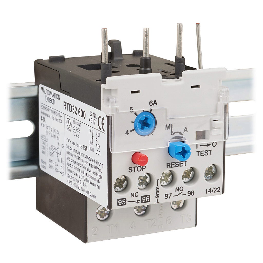 AutomationDirect RTD32 series thermal overload relay - RTD32-600