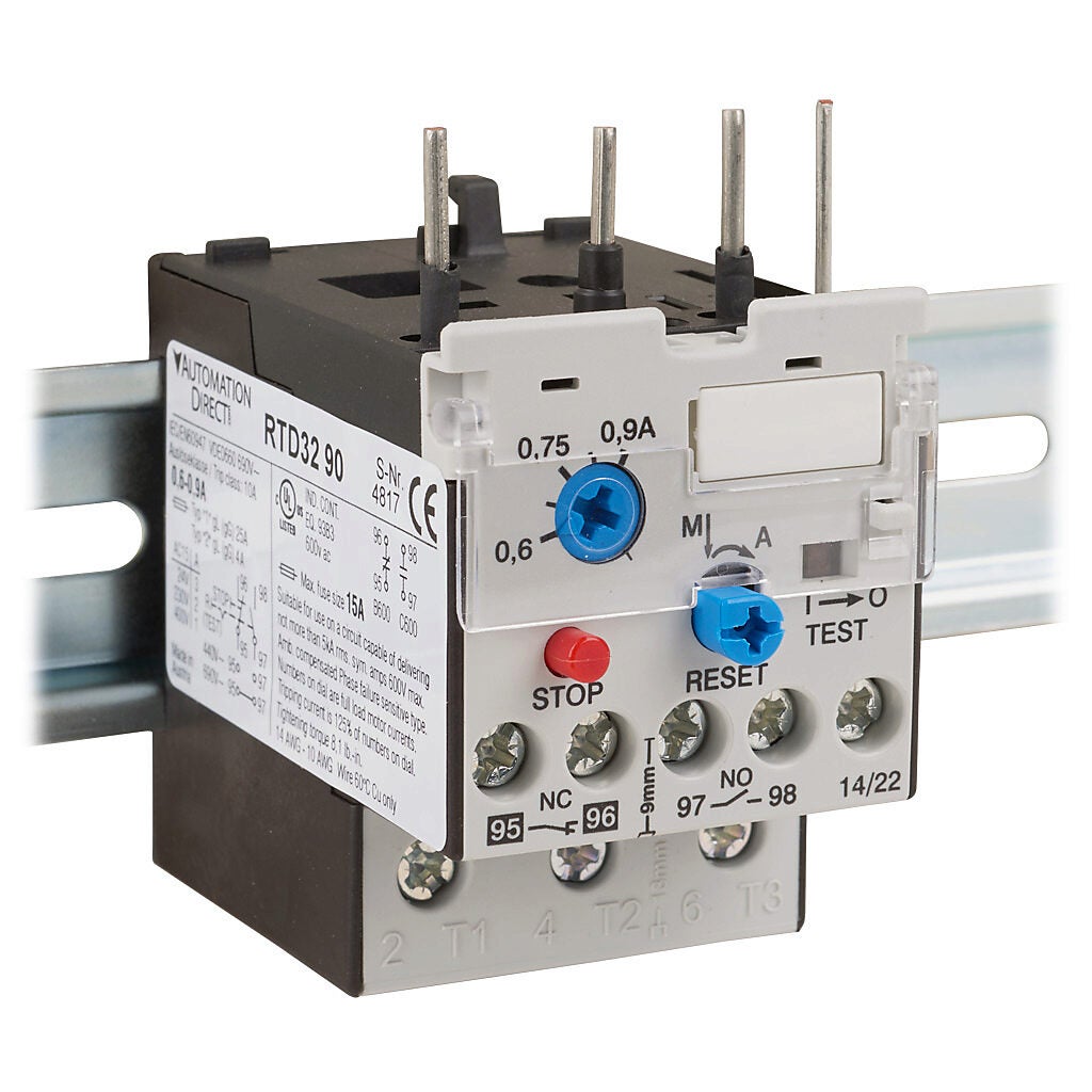AutomationDirect RTD32 series thermal overload relay - RTD32-90