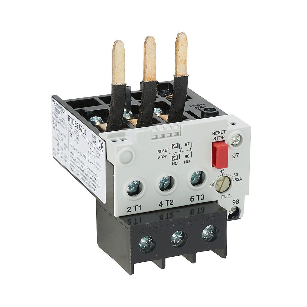 AutomationDirect RTD65 series thermal overload relay - RTD65-5200