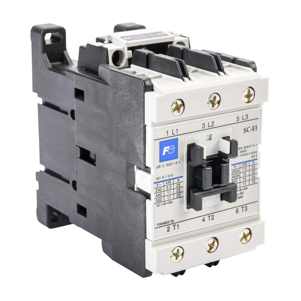 Fuji Electric SC-E1 series IEC contactor - SC-E1-220VAC