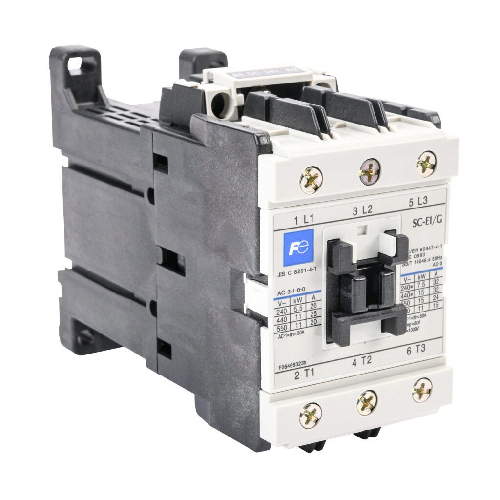 Fuji Electric SC-E1G series IEC contactor - SC-E1G-24VDC