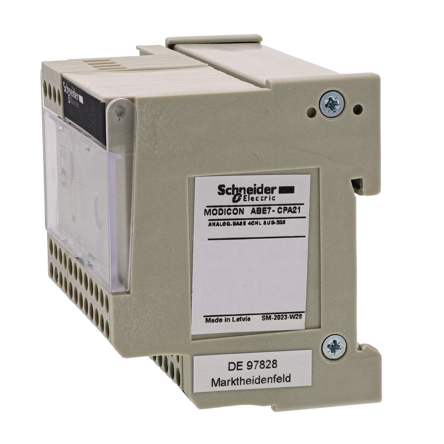 ABE7CPA21 - connection sub-base ABE7 - for distribution of 4 analog output channels