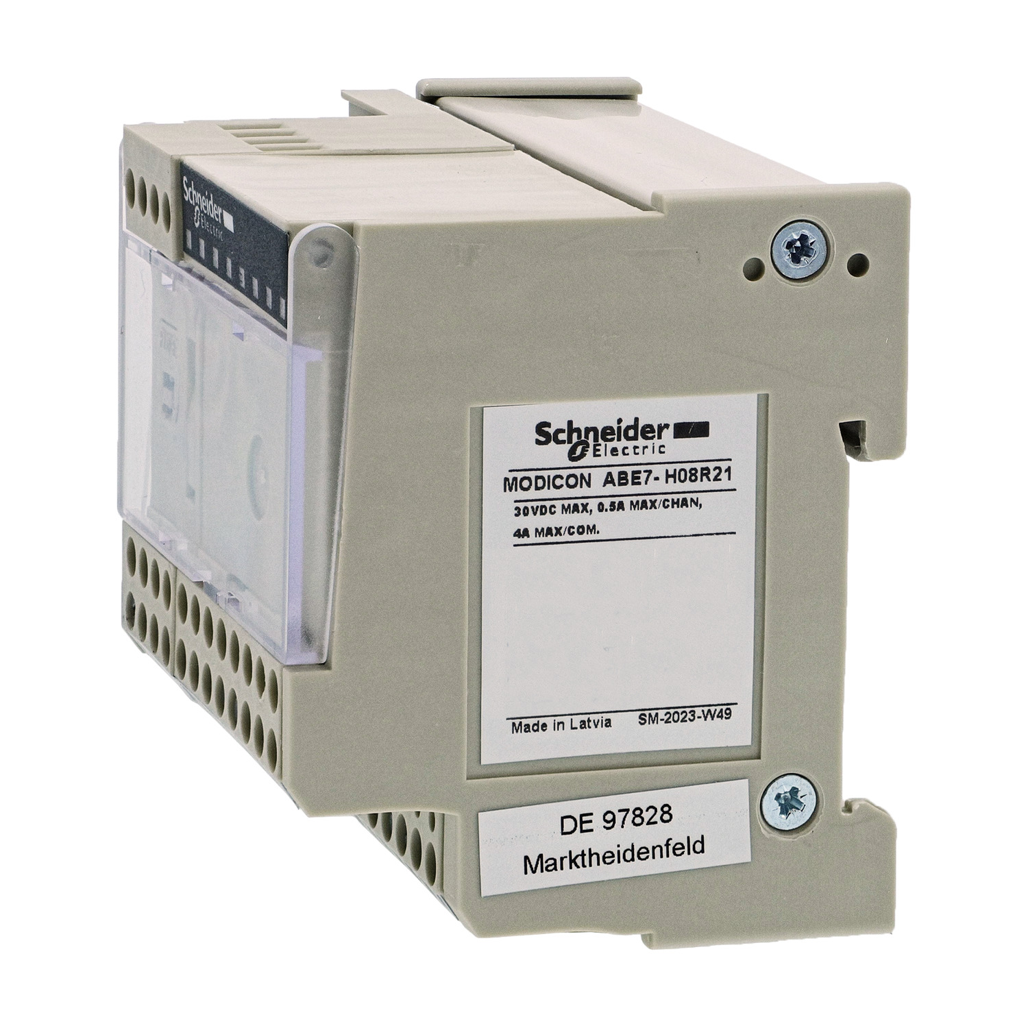 ABE7H08R21 - passive connection sub-base ABE7 - 8 inputs or outputs - Led