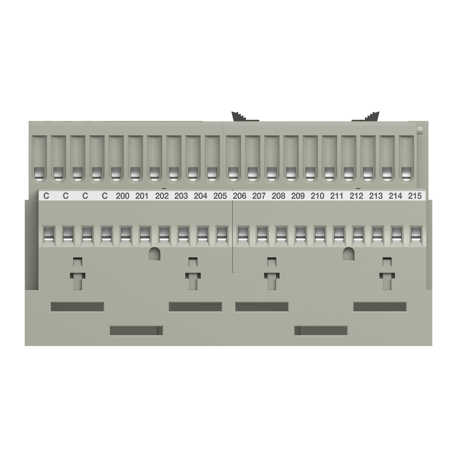 ABE7H16C21 - passive connection sub-base ABE7 - 16 inputs or outputs - Led
