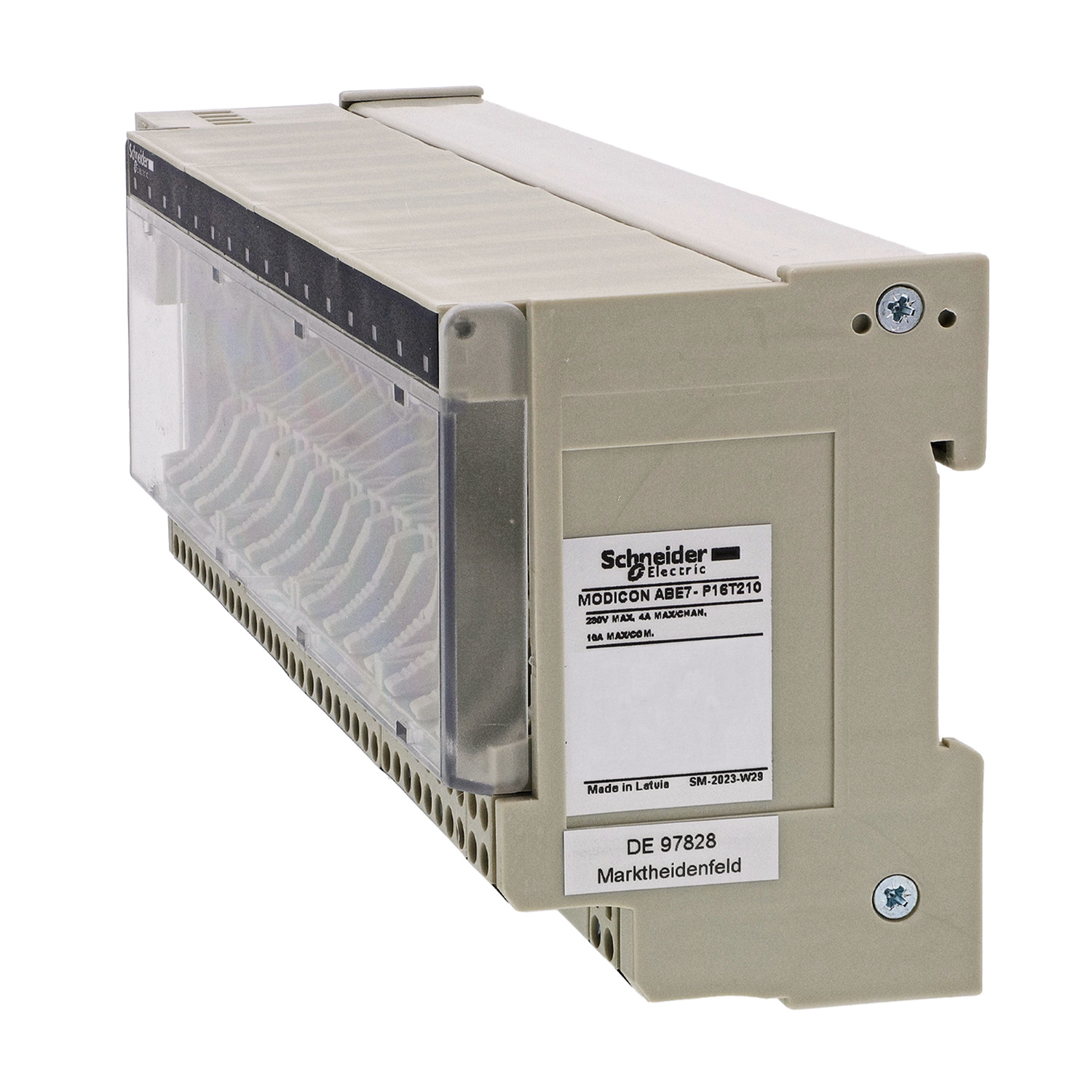 ABE7P16T210 - sub-base for plug-in relay ABE7 - 16 channels - relay 10 mm