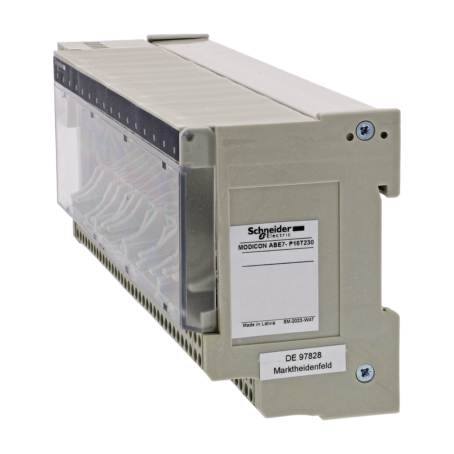 ABE7P16T230 - sub-base for plug-in relay ABE7 - 16 channels - relay 10 mm
