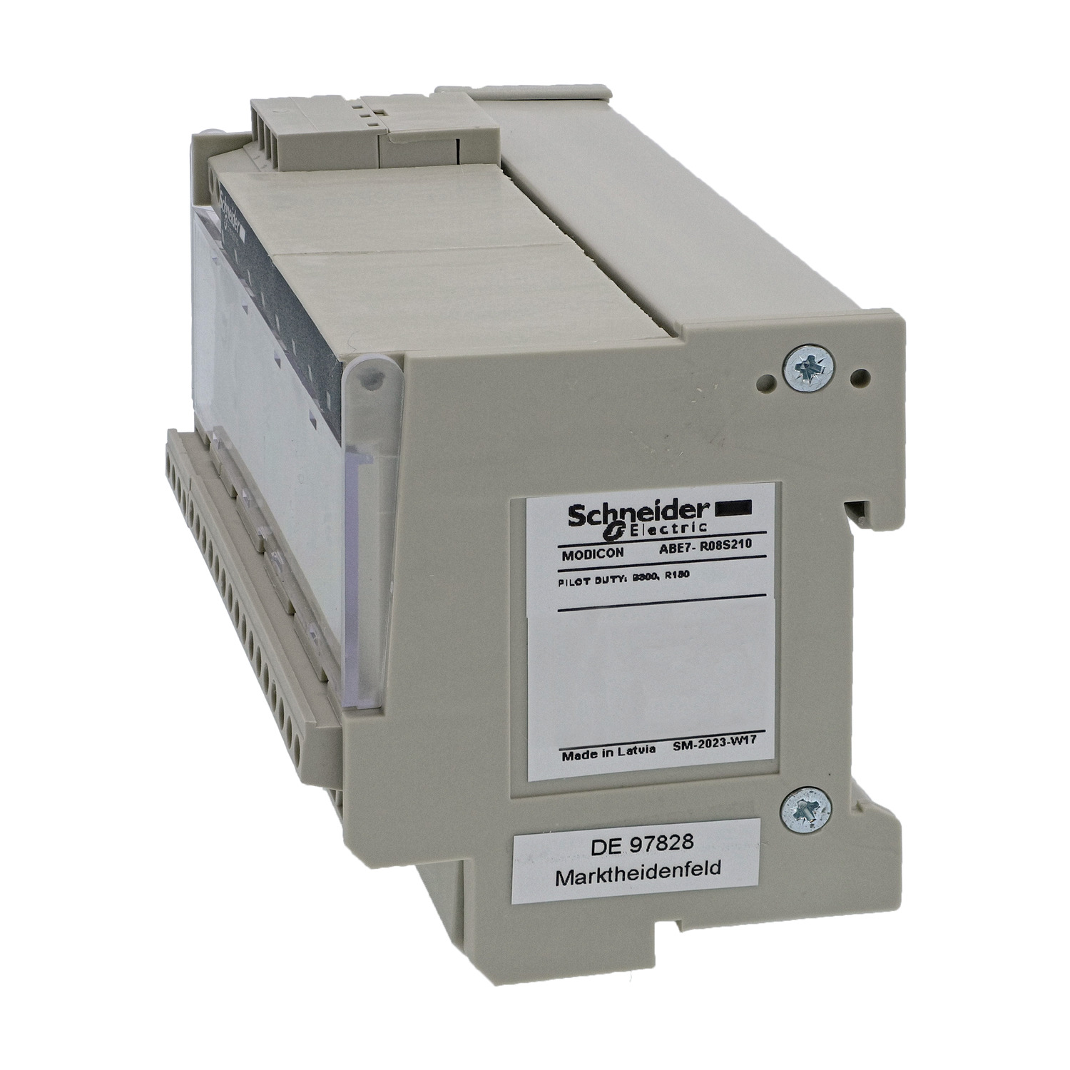ABE7R08S210 - sub-base - soldered electromechanical relays ABE7 - 8 channels - relay 10 mm