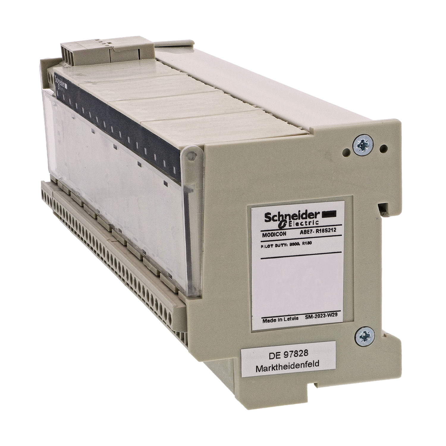 ABE7R16S212 - sub-base - soldered electromechanical relays ABE7 - 16 channels - relay 10 mm