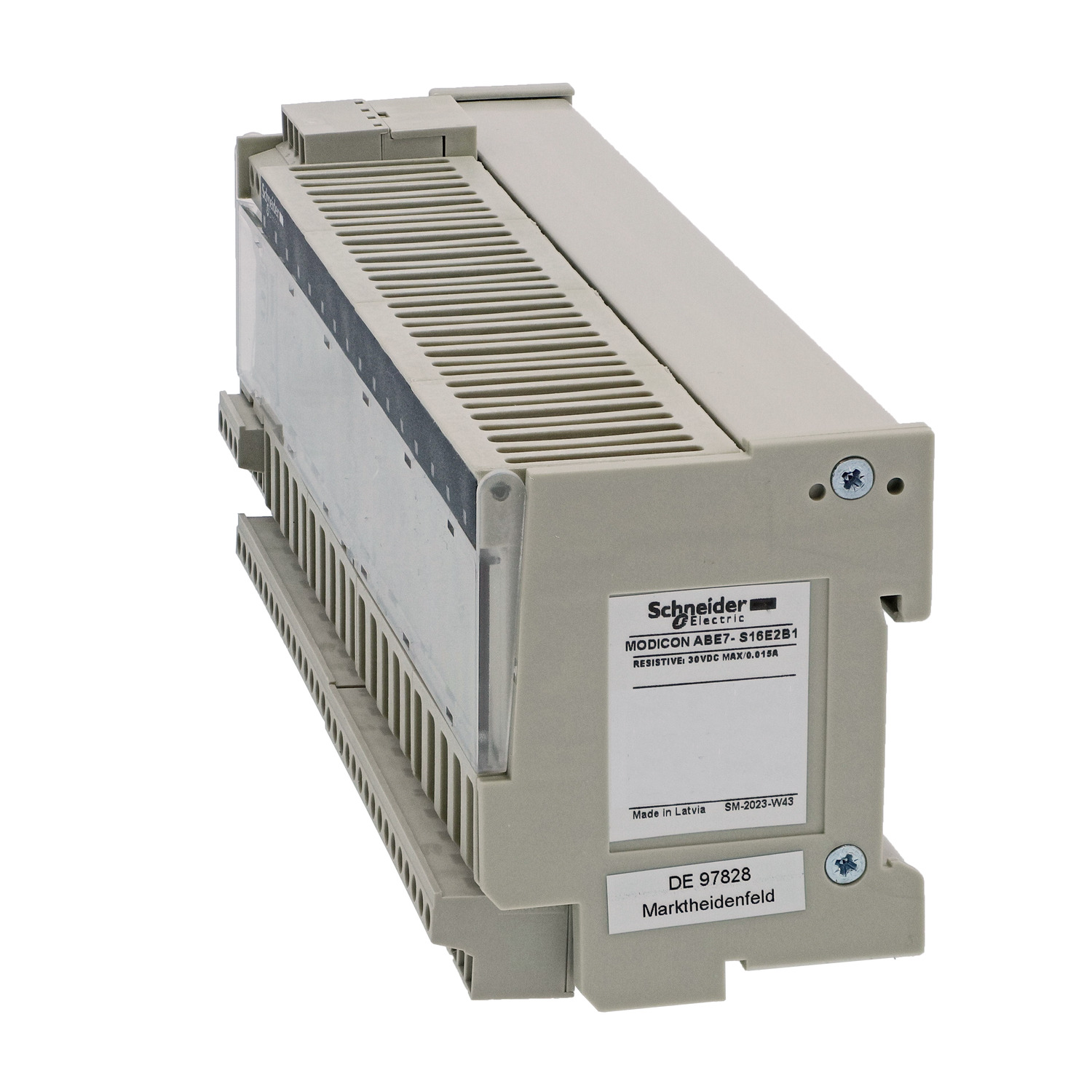 ABE7S16E2B1 - sub-base - soldered solid state output relay ABE7 - 16 inputs - 24 V DC