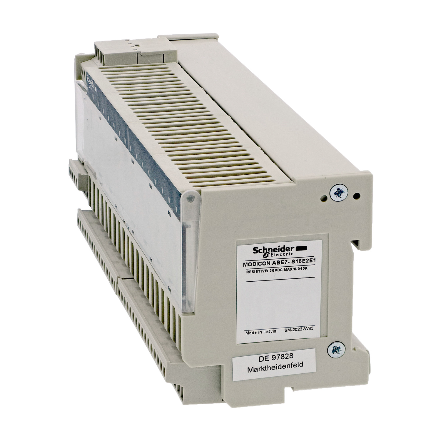 ABE7S16E2E1 - sub-base - soldered solid state output relay ABE7 - 16 inputs - 48 V DC