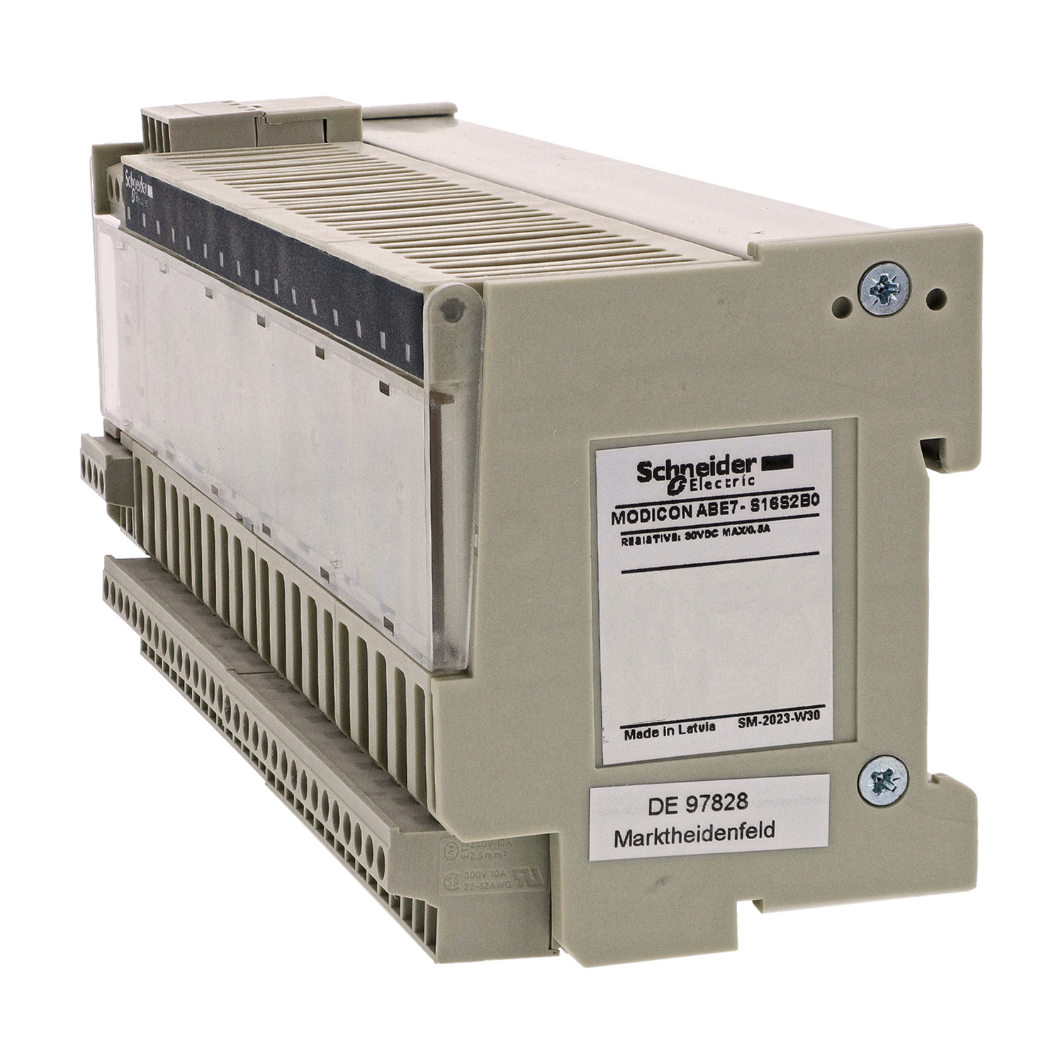 ABE7S16S2B0 - sub-base - soldered solid state output relay ABE7 - 16 outputs - 0.5 A