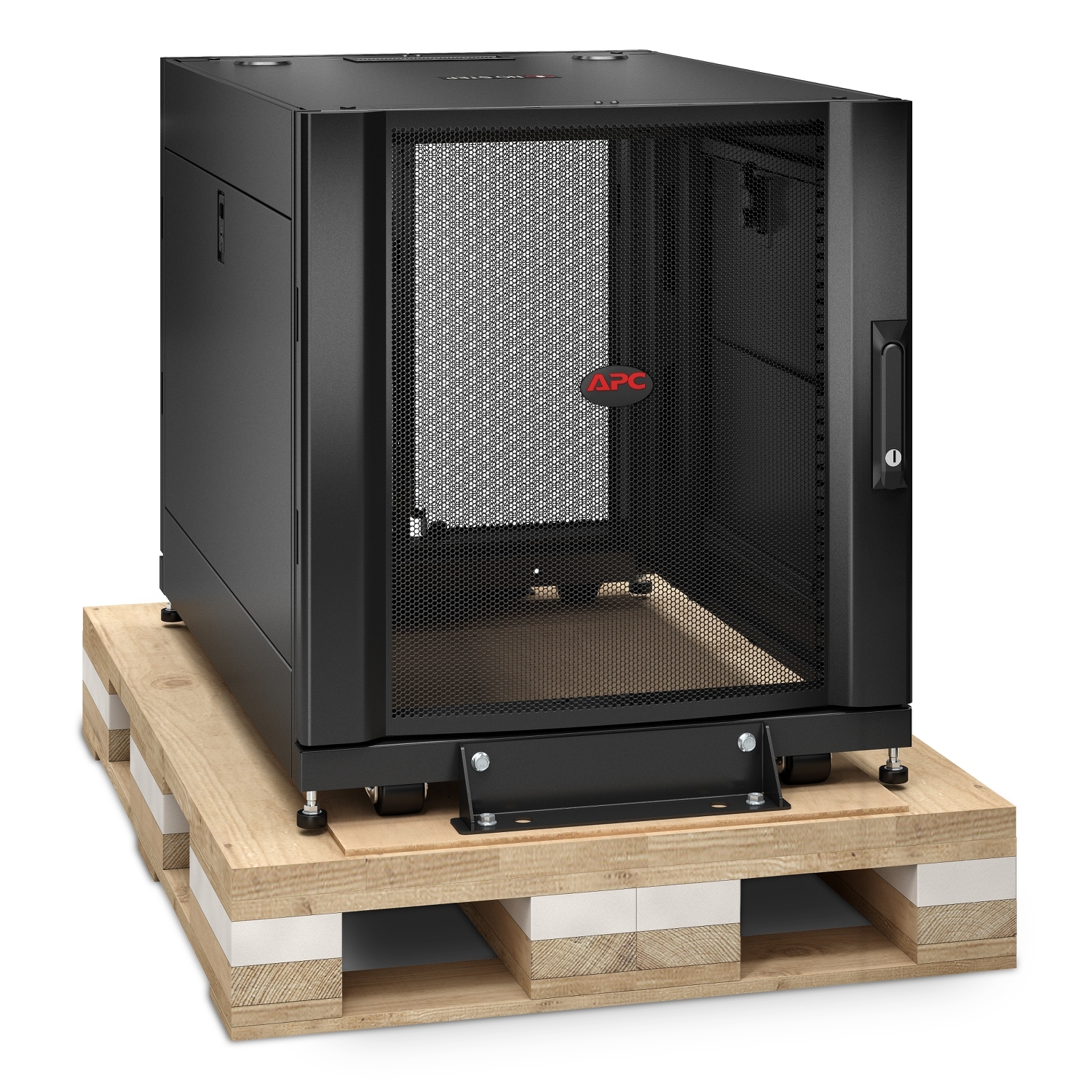 AR3003SP - APC NetShelter SX, Server Rack Enclosure, 12U, Shock Packaging, Black, 658H x 600W x 900D mm [TAA]