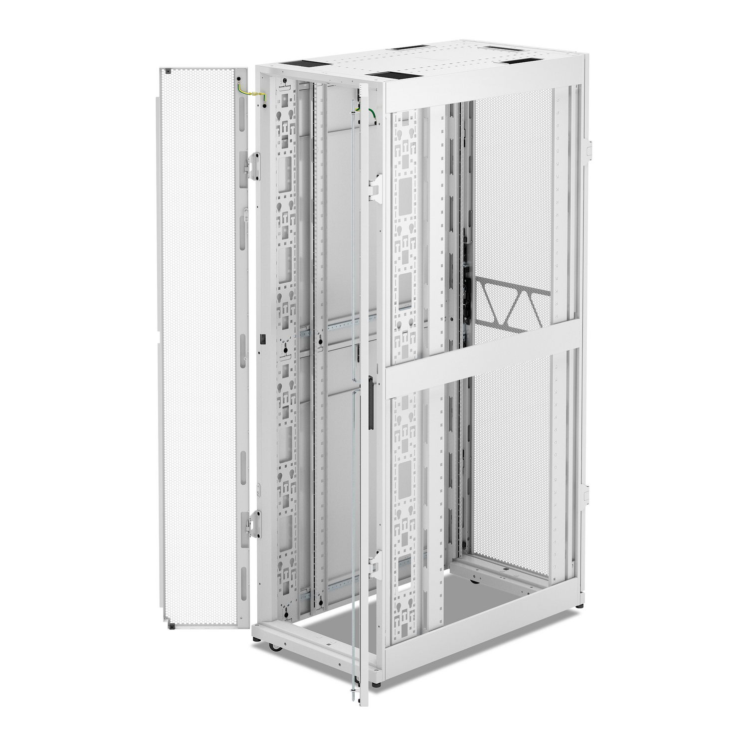 AR3100W2 - APC NetShelter SX Server Rack Gen 2, 42U, 1991H x 600W x 1070D mm, w/ Sides, White [TAA]
