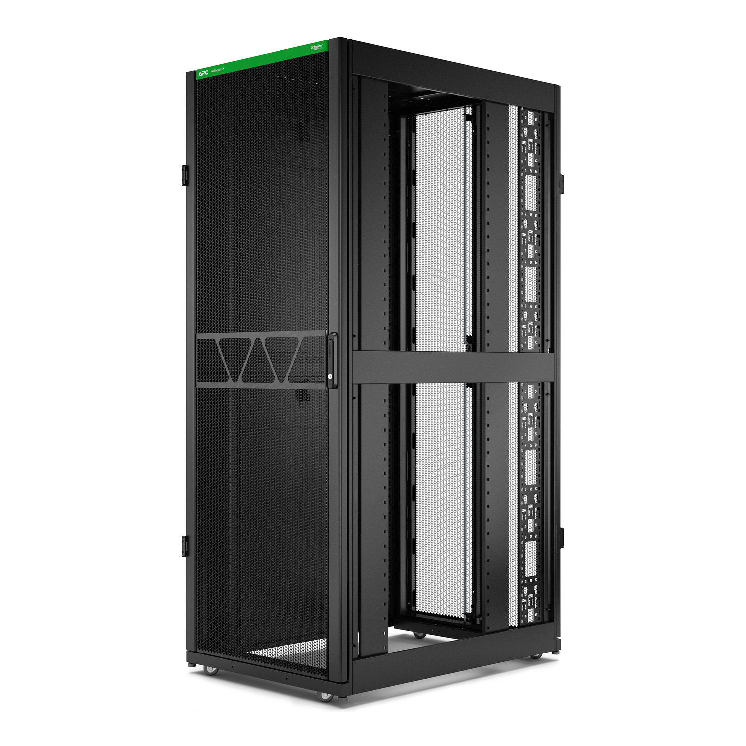 AR3150B2 - APC NetShelter SX Server Rack Gen 2, 42U, 1991H x 750W x 1070D mm, with Sides, Black [TAA]