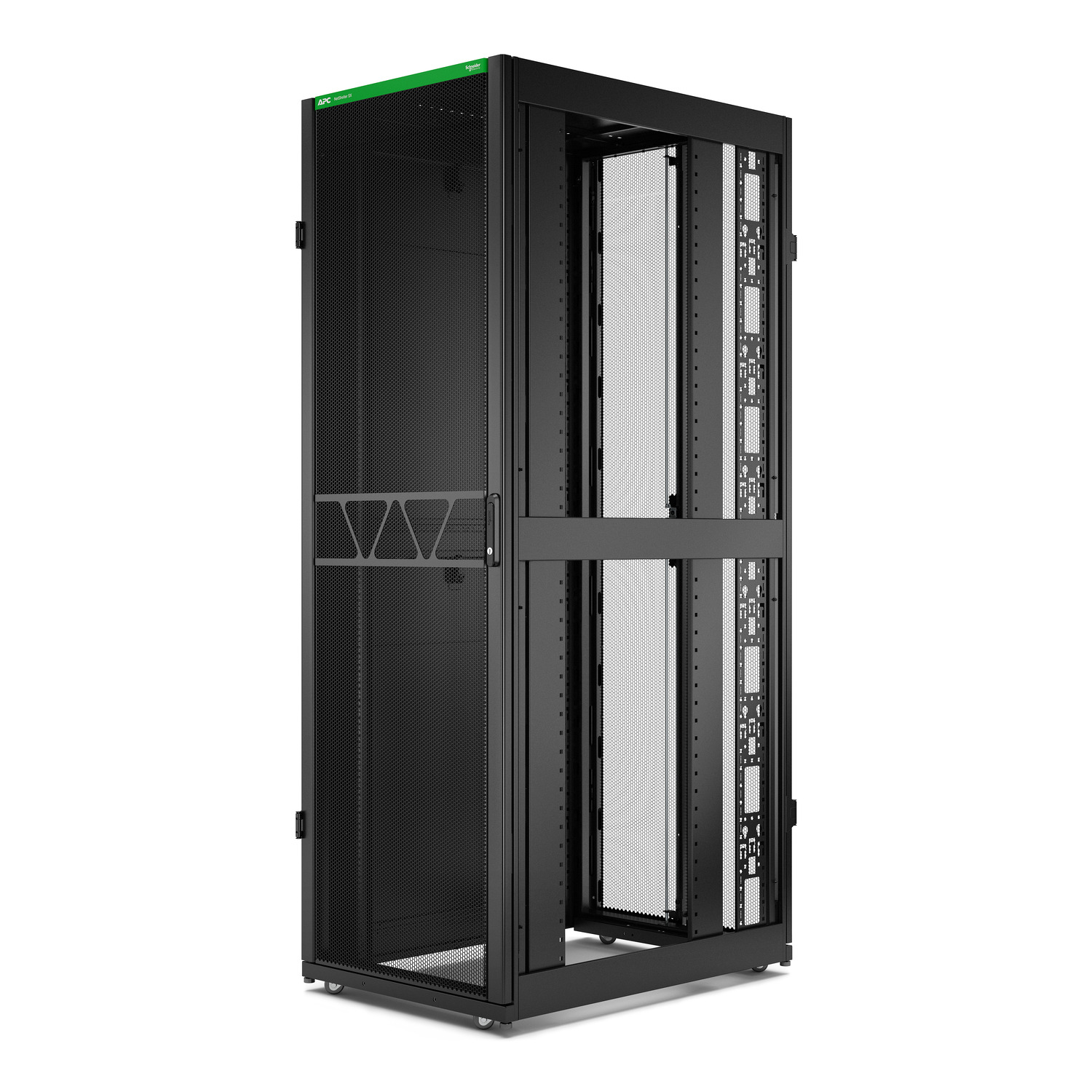 AR3157B2 - APC NetShelter SX Server Rack Gen 2, 48U, 2258H x 750W x 1070D mm, with Sides, Black [TAA]
