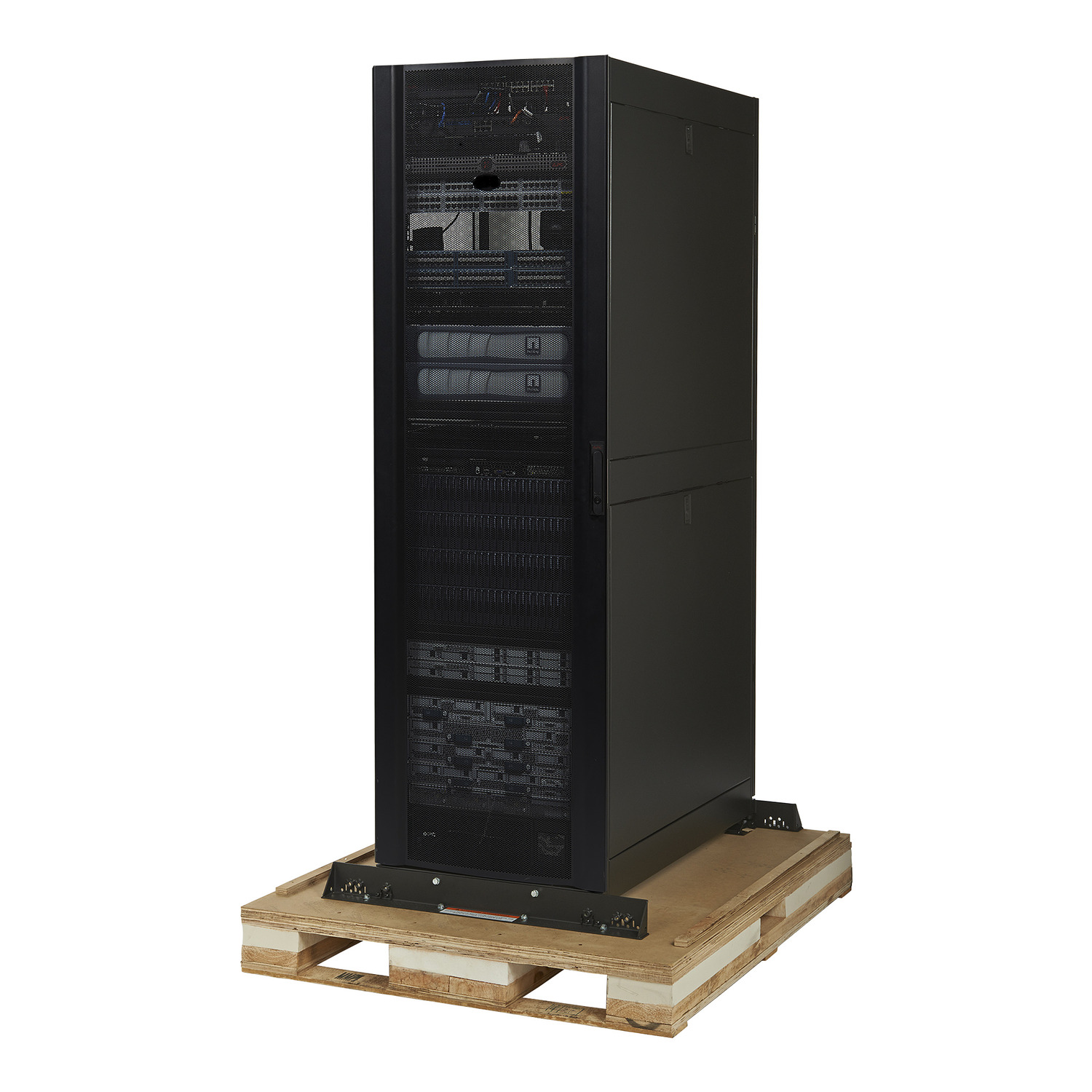 AR3157WSP - APC NetShelter SX, Server Rack Enclosure, 48U, Shock Packaging, 2000 lbs, White, 2258H x 750W x 1070D mm