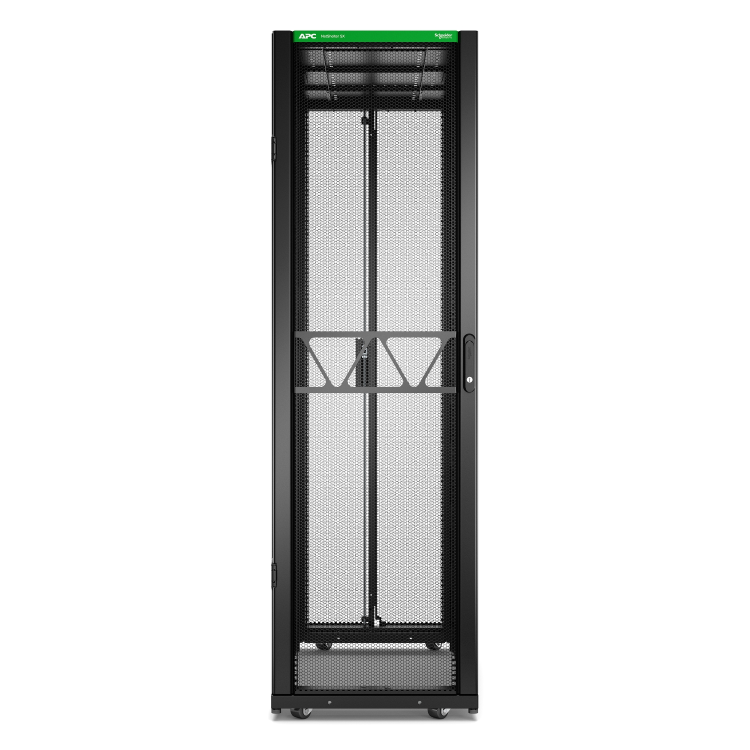 AR3300B2 - APC NetShelter SX Server Rack Gen 2, 42U, 1991H x 600W x 1200D mm, with Sides, Black [TAA]