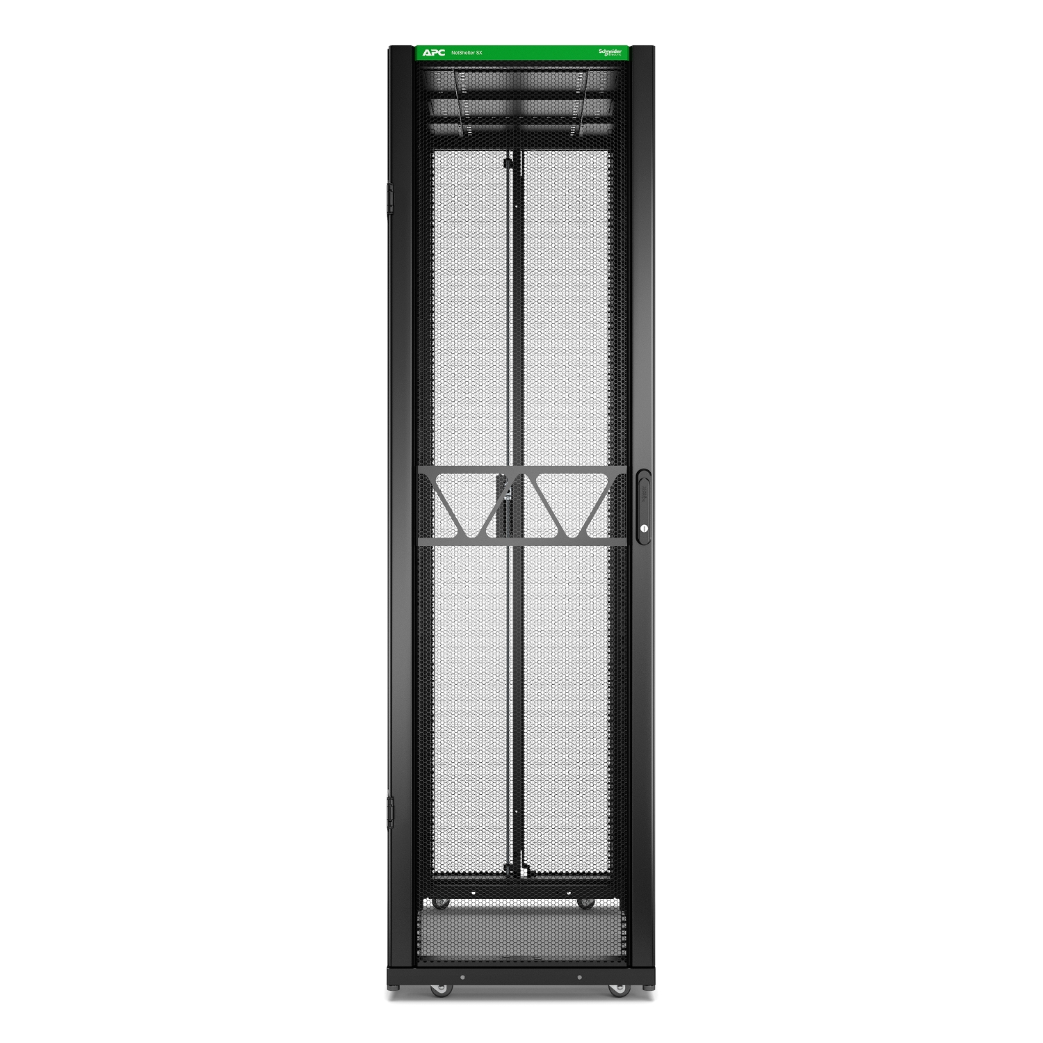 AR3305B2 - APC NetShelter SX Server Rack Gen 2, 45U, 2124H x 600W x 1200D mm, with Sides, Black [TAA]