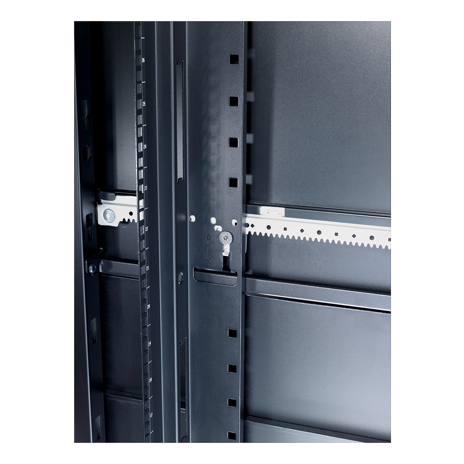 AR7510 - NetShelter SX 42U, 23" EIA Mounting Rails, Square Holes Qty. (4)