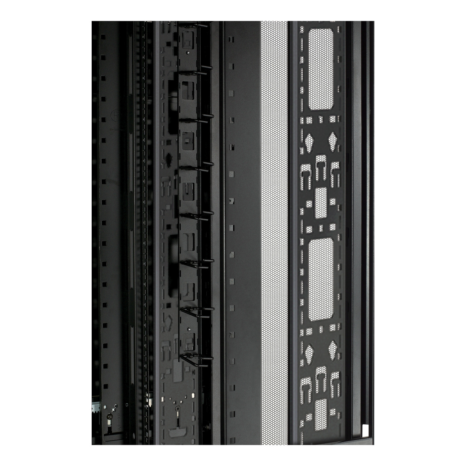 AR7552 - APC NetShelter Cable Management, Vertical Cable Manager, for NetShelter SX 45U, Black, 117 x 2064 x 20 mm