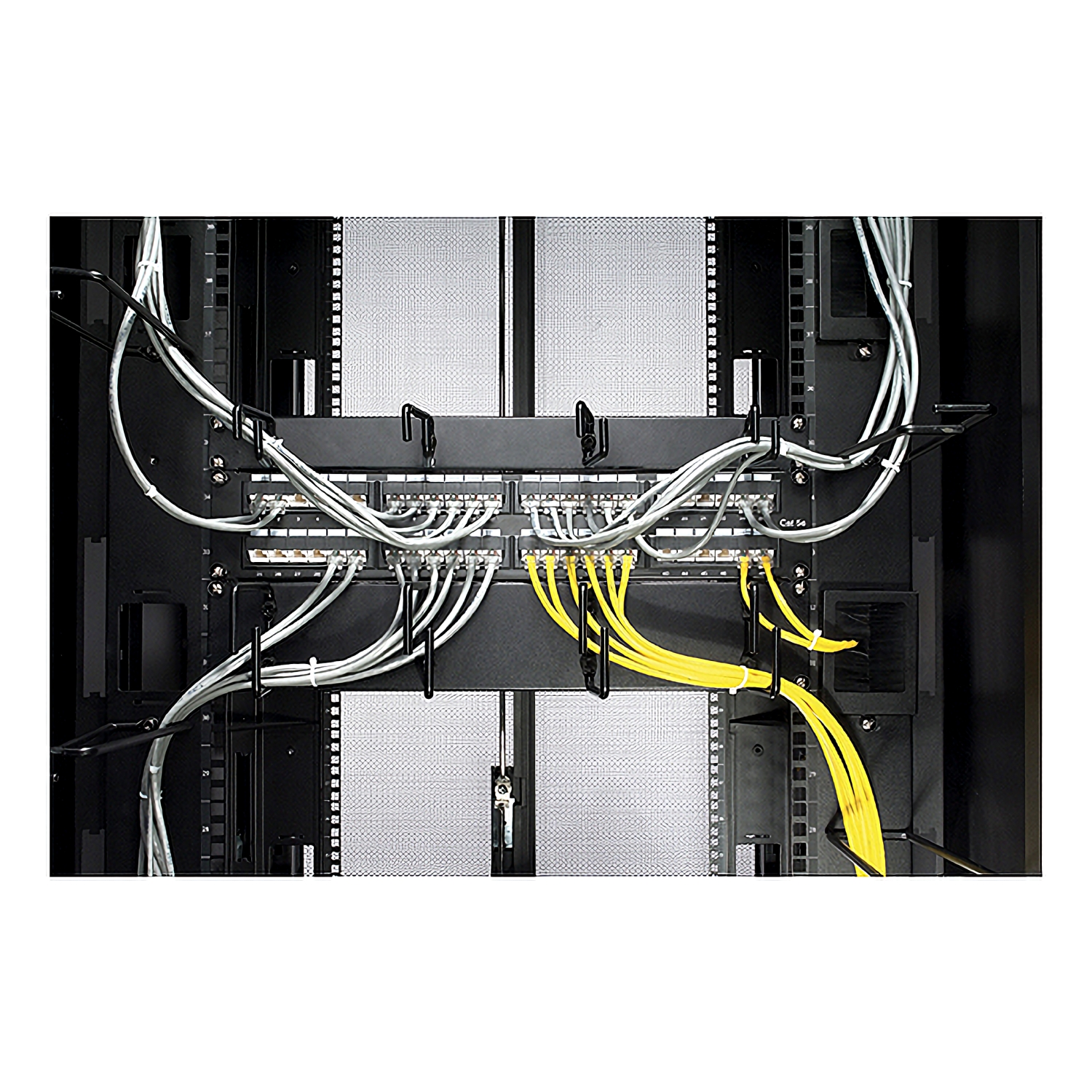 AR7707 - APC NetShelter Cable Management, Vertical Cable Manager, Rings, for  NetShelter 750 and 800mm W Enclosures, Set of 8, 76 x 19 x 203 mm