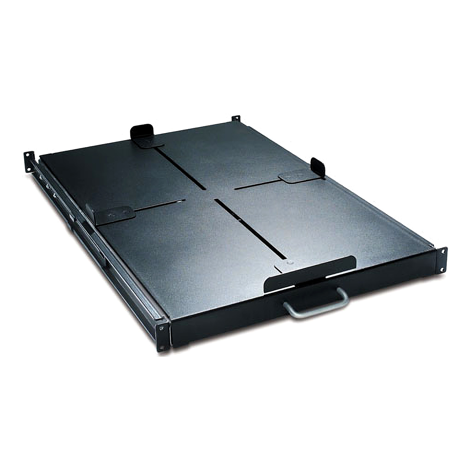 AR8128BLK - Sliding Shelf 200lbs/91kg Black