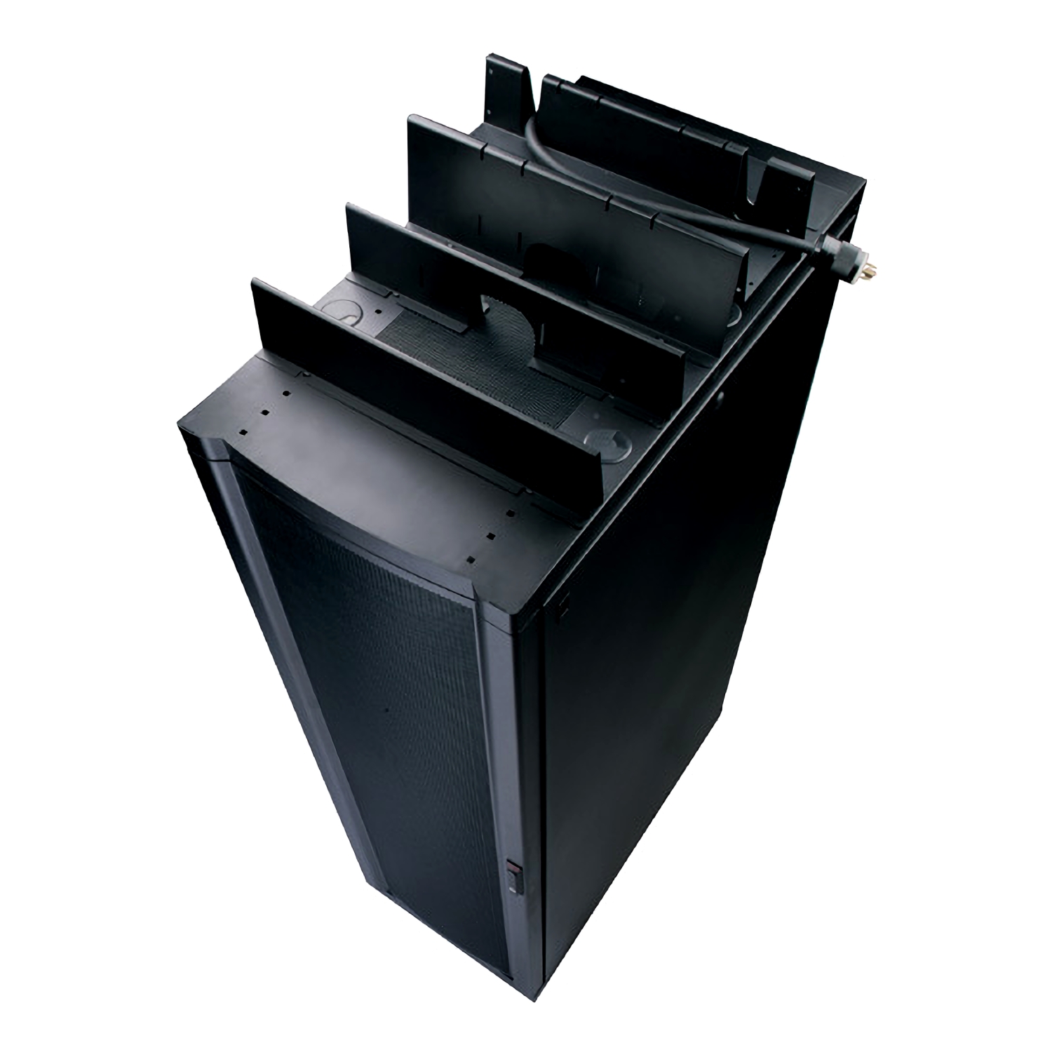AR8160ABLK - APC NetShelter Cable Management, Power Cable Trough, InfraStruXure PDU, Black, 559 x 183 x 323 mm