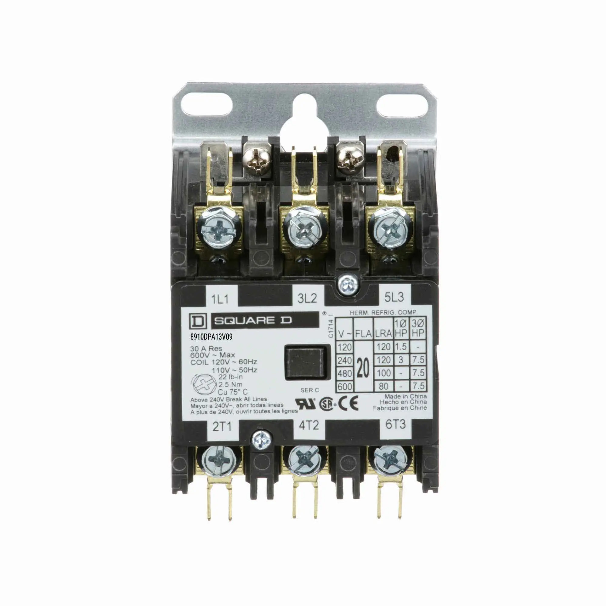 Schneider Electric 8910DPA13V09 - Square D - Definite Purpose Contactor