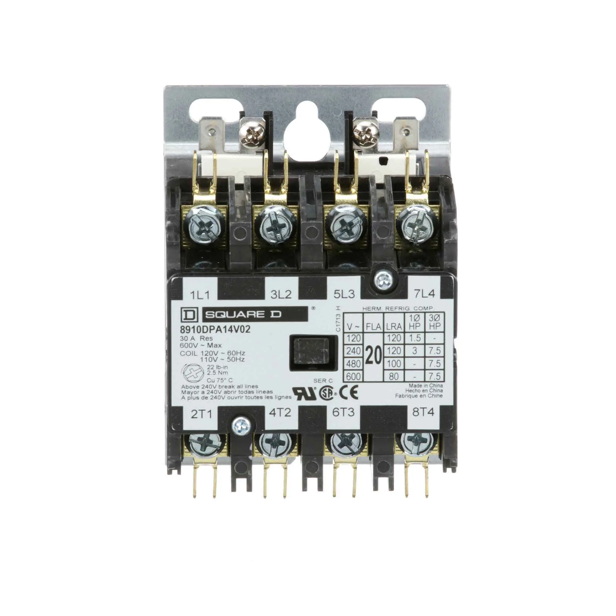 Schneider Electric 8910DPA14V02 - Square D - Definite Purpose Contactor