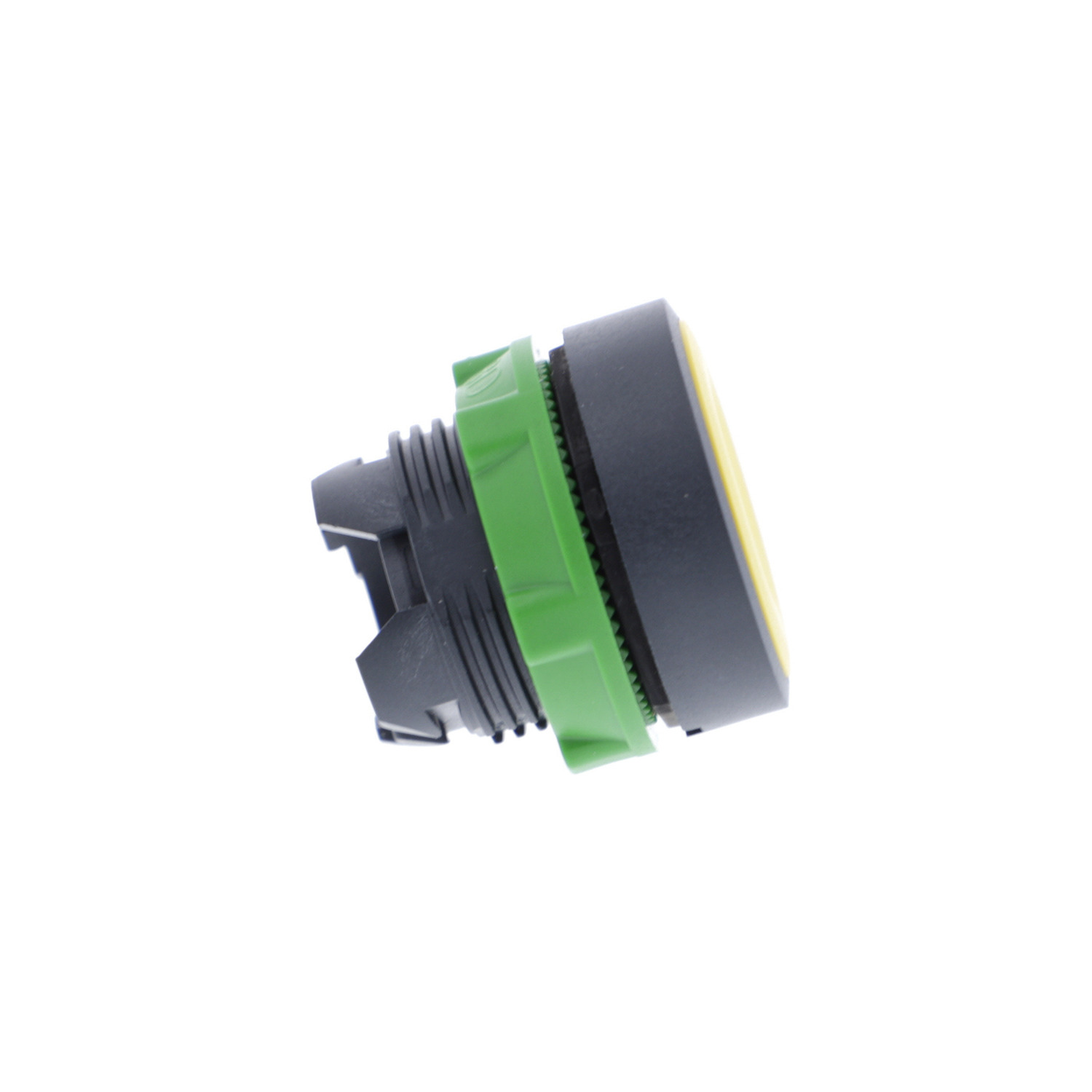 ZB5AA5 - Head for non illuminated push button, Harmony XB5, plastic, flush, yellow, 22mm, spring return, unmarked