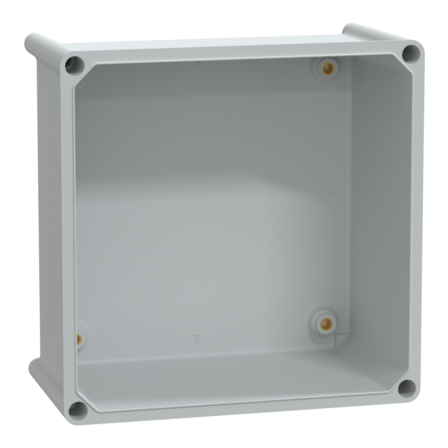 NSYPLSP2727G - PLS box, polyester rear, polyester cover IP66 27x27x18cm