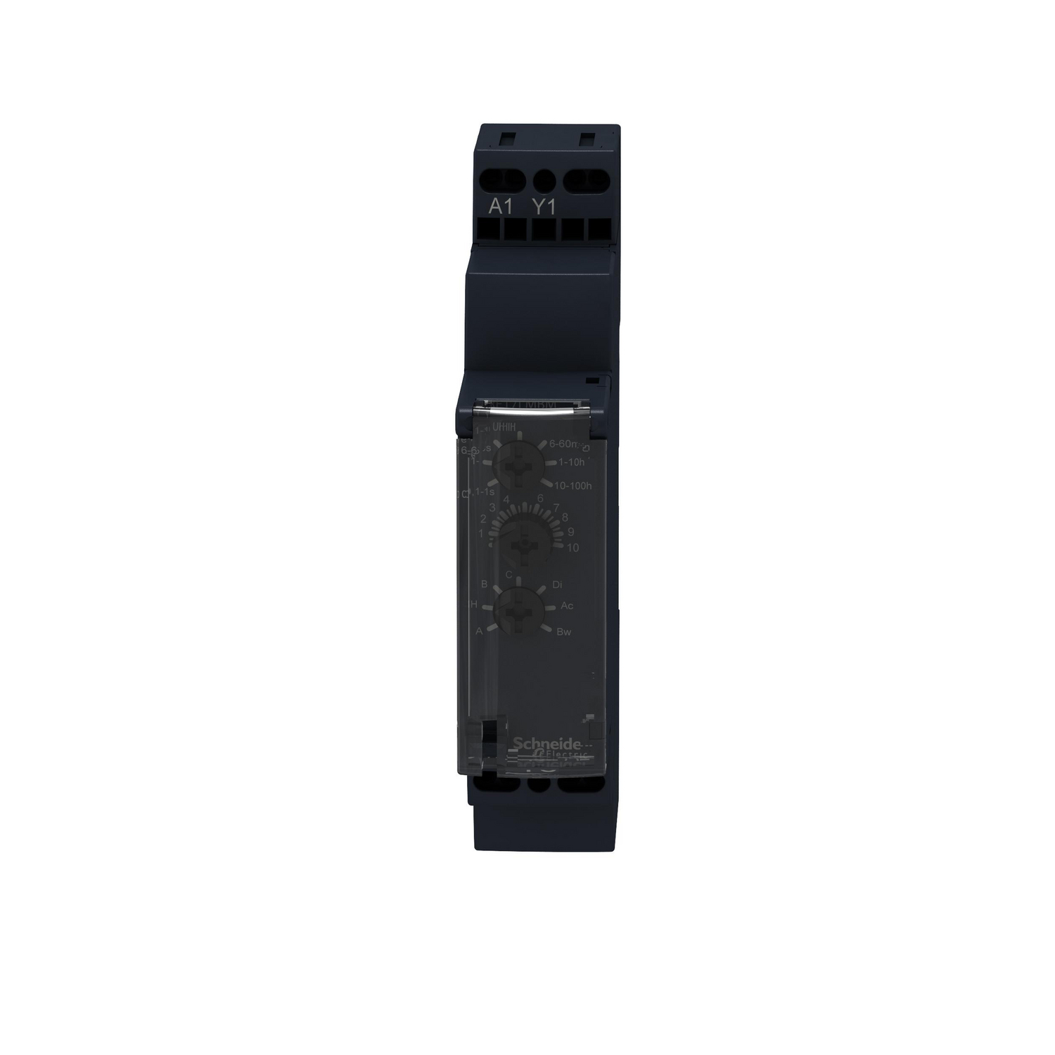 RE17LMBM - single function relay, Harmony Timer Relays, 0.7A, 1s..100h, multifunction, solid state output, 24 to 240V AC