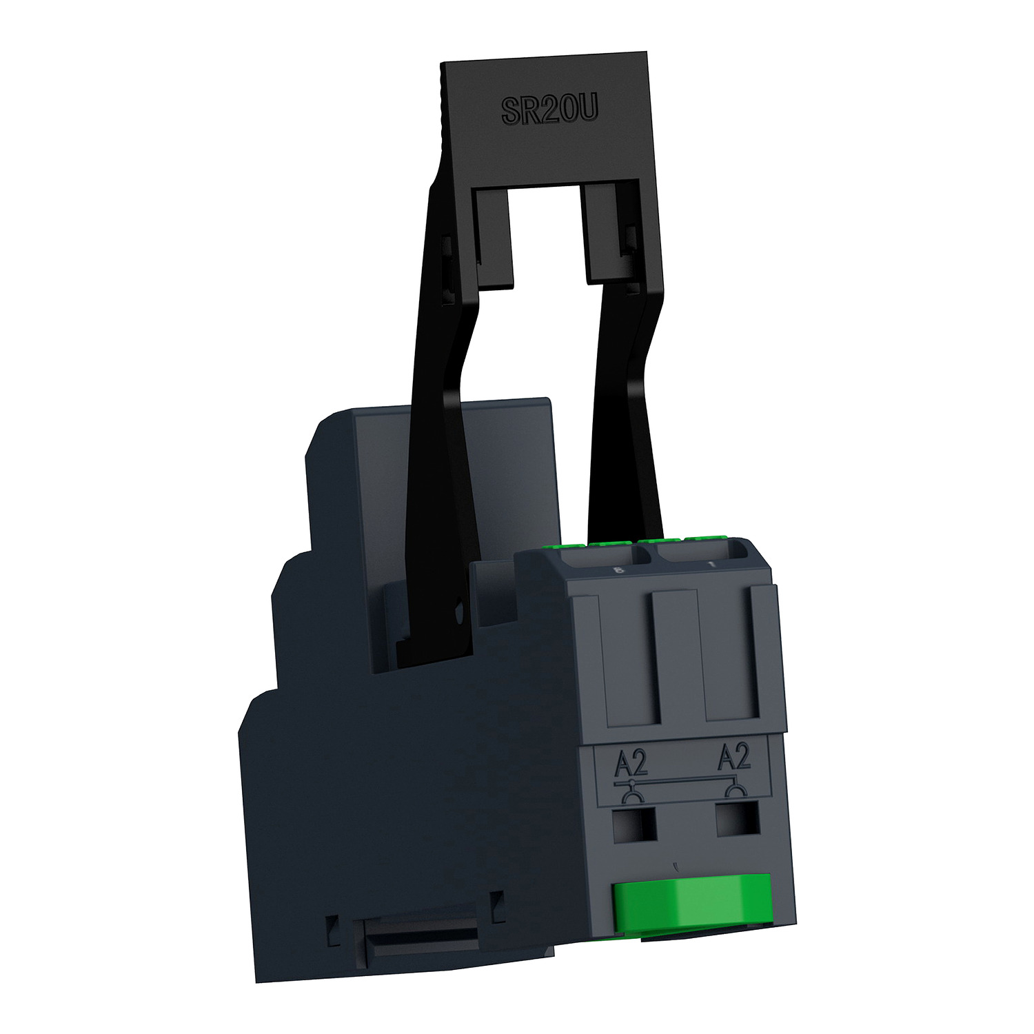 RGZE08P - push in socket with clamp, Harmony Electromechanical Relays, for RXG2 relays, 5A, push-in terminals, separate contact