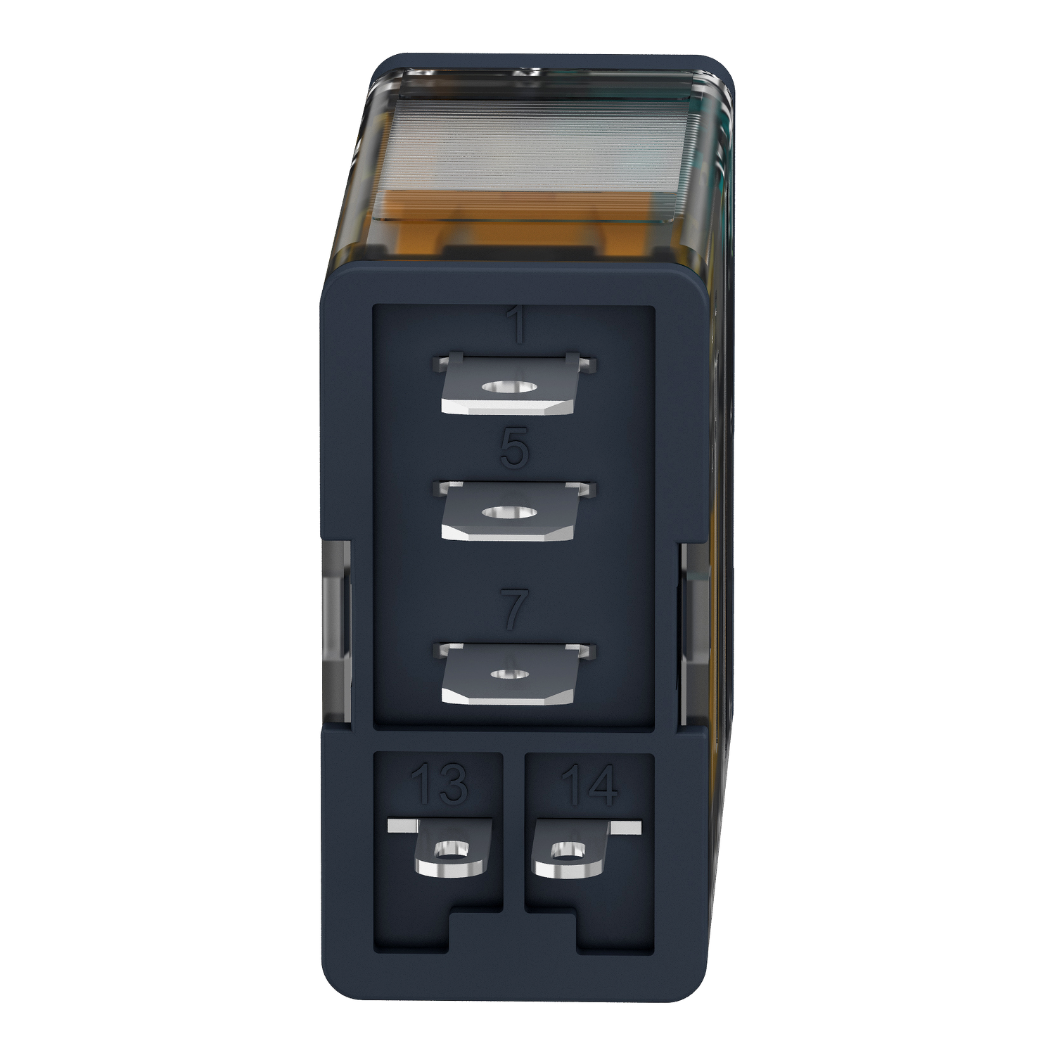 RPM11BD - plug-in relay, Harmony electromechanical relays, 15A, 1CO, lockable test button, 24V DC