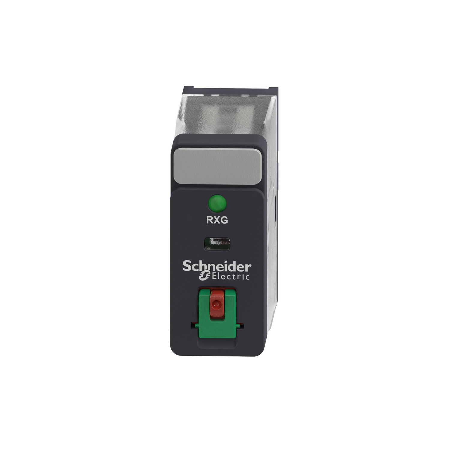 RXG12F7 - interface plug in relay, Harmony Electromechanical Relays, 10A, 1CO, with LED, lockable test but to n, 120V AC