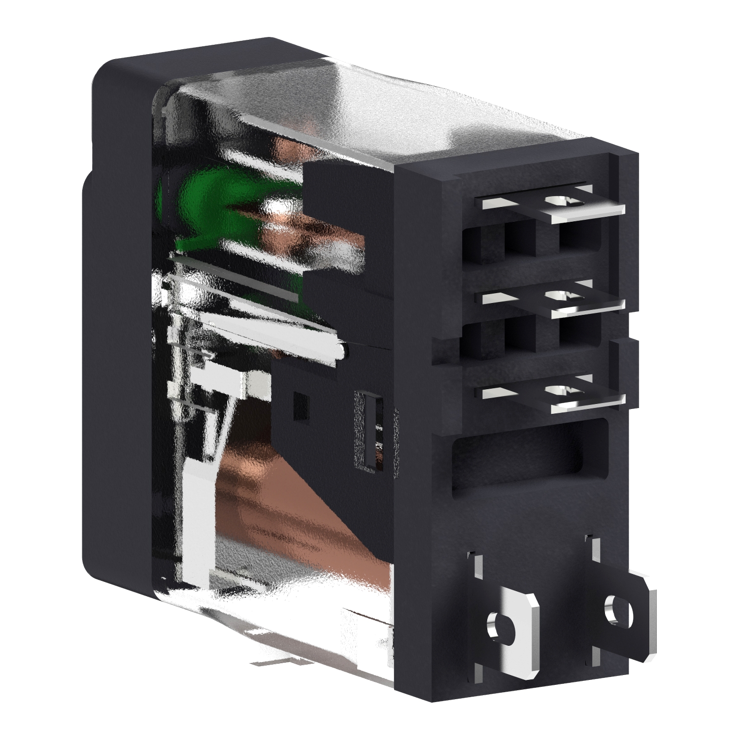 RXG13F7 - interface plug in relay, Harmony Electromechanical Relays, 10A, 1CO, with LED, 120V AC