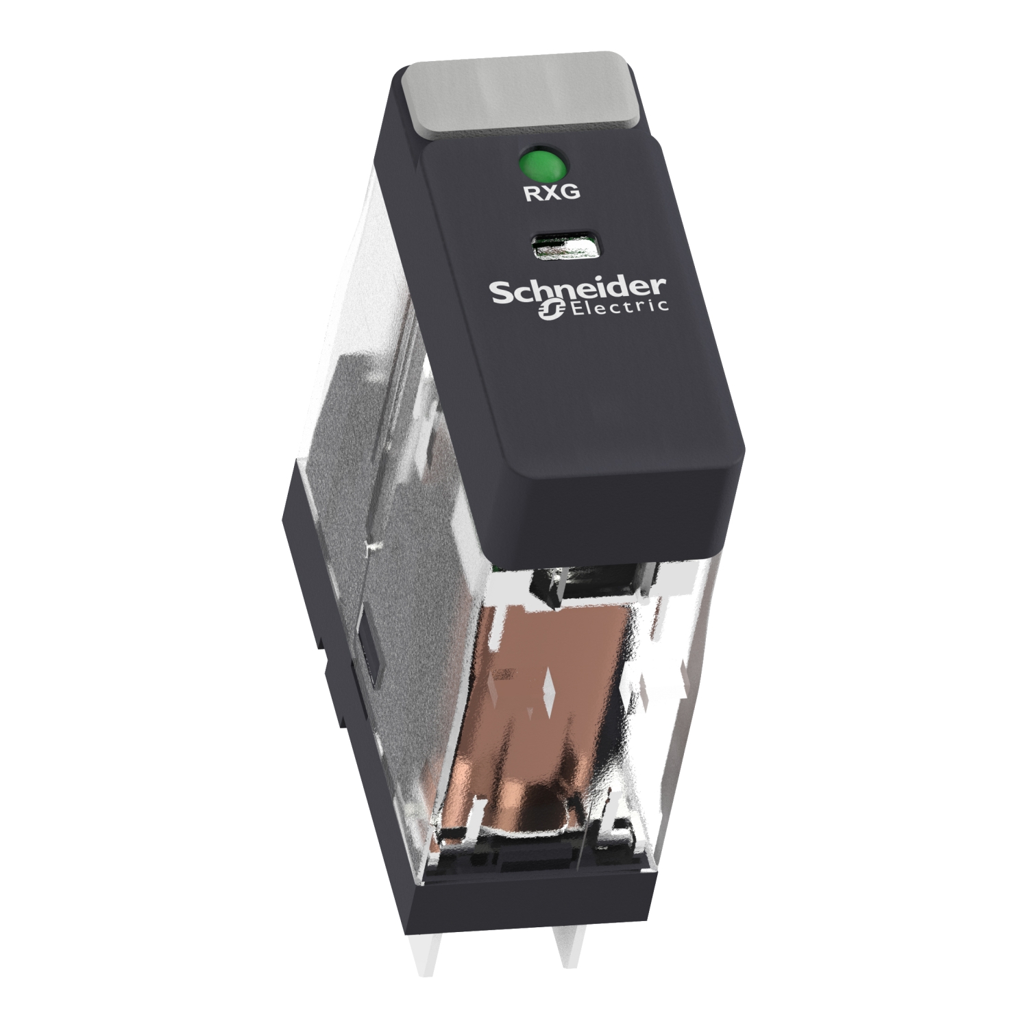 RXG13M7 - Interface plug-in relay, 10 A, 1 CO, LED, 220 V AC