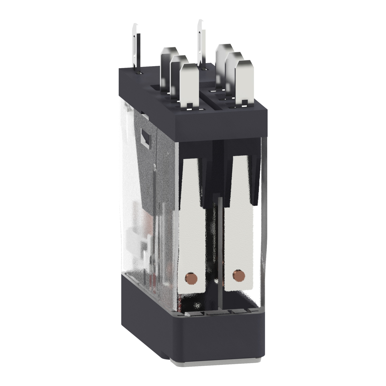 RXG21F7 - interface plug in relay, Harmony Electromechanical Relays, 5A, 2CO, lockable test but to n, 120V AC